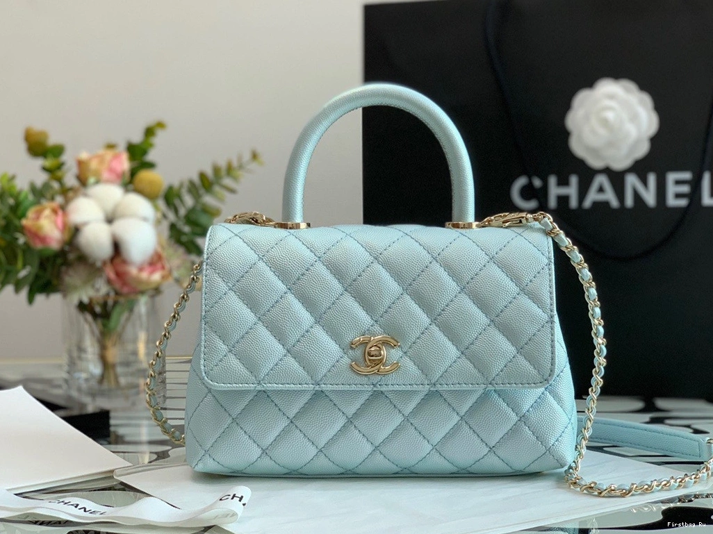 TOP WITH HANDLE BAG CHANEL FLAP 0715